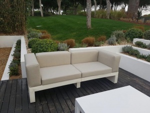 Estofos produzidos em Sunbrella