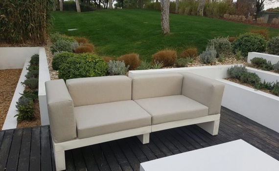 Estofos produzidos em Sunbrella